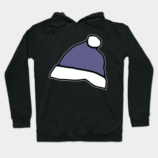 Winter Hats Blue Bobble Graphic Hoodie